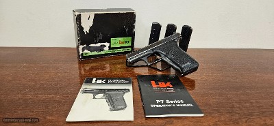 PRICE DROP 12/12/24!! Heckler & Koch P7 PSP W/ Box + Mags + Manuals