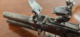English Tap Action Box Lock O/U Flintlock Pistol - 13 of 15