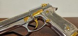 Beretta 92FS Engraved High Polish W/ Gold Accents - 5 of 18