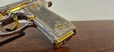 Beretta 92FS Engraved High Polish W/ Gold Accents - 2 of 18