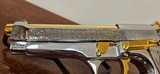 Beretta 92FS Engraved High Polish W/ Gold Accents - 7 of 18