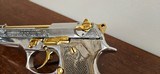 Beretta 92FS Engraved High Polish W/ Gold Accents - 3 of 18