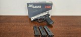 Sig Sauer P220-1 Nickel 2 Tone West German .45ACP W/ Mags + Box - 1 of 16