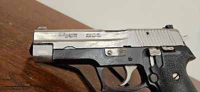 PRICE REDUCED !!!!!2 Tone German Sig Sauer P220 W/ Box + Safariland OWB Holster .45 ACP - Image 11 of 18