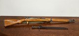 Early Arisaka Type 99 7.7 W/ Mum + AA Sights + Bayonet + Scabbard - 1 of 20