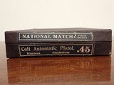 Colt 1911 National Match .45 ACP 1936MFG W/ Boxes + Accessories - 23 of 25