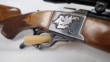 Engraved Ruger No. 1 .25-06 W/ Leupold - 5 of 15