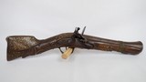 Ornate Flintlock Knee Gun Blunderbuss