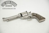 Stainless Bisley Ruger New Model Blackhawk .45Colt + .45 ACP Cyl - 17 of 18