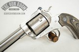 Stainless Bisley Ruger New Model Blackhawk .45Colt + .45 ACP Cyl - 14 of 18