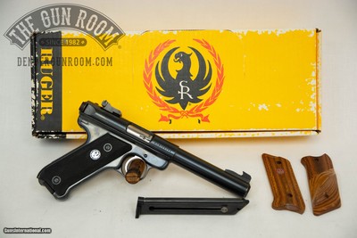 **PRICE REDUCED 7/31/25** Ruger Mark II Target .22LR W/ Box + Left Hand Grips