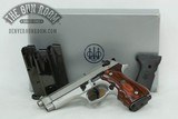 Beretta 92FS Inox 9mm W/ Box + Mags + Grips