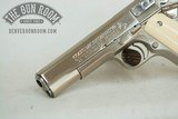 Nickel Colt Mk IV / Series 70 1911 .45 ACP - 2 of 17