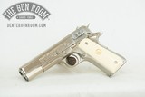 Nickel Colt Mk IV / Series 70 1911 .45 ACP - 1 of 17