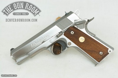 **PRICE REDUCED 8/23/25** Stainless Colt Combat Commander .38 Super W/ Box