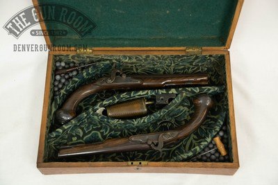 Barber of Newark Dueling Pistol Set W/ Case