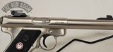 Stainless Ruger Mark III Target .22LR W/ Box + Mags - 10 of 13