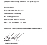 Springfield DS Prodigy 9mm Mark Graff Custom Comped W/ Holosun - 16 of 16