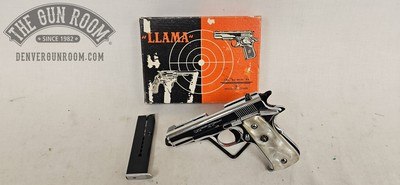 Nickel Llama .22LR W/ Box + Extra Mag
