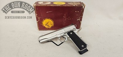 Stainless Colt Series 80 Gold Cup National Match 1911 .45ACP W/ Box