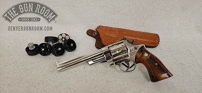Nickel Smith & Wesson 29-2 .44 Mag