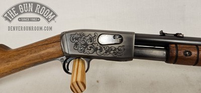 Custom Engraved Remington 12 .22LR - Image 5 of 17