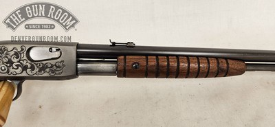 Custom Engraved Remington 12 .22LR - Image 6 of 17