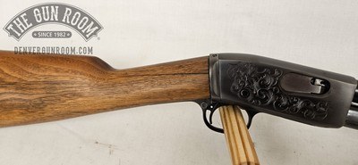 Custom Engraved Remington 12 .22LR - Image 4 of 17