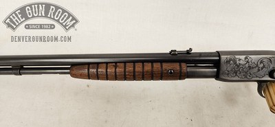 Custom Engraved Remington 12 .22LR - Image 14 of 17