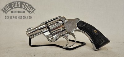 Nickel Fitz'd Colt Bankers Special .38 S&W