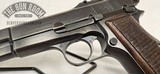 Early FN Browning Hi Power 9mm W/ Repro Stock - Image 7 of 25