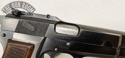 Early FN Browning Hi Power 9mm W/ Repro Stock - Image 15 of 25