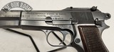 Early FN Browning Hi Power 9mm W/ Repro Stock - Image 6 of 25