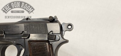 Early FN Browning Hi Power 9mm W/ Repro Stock - Image 4 of 25