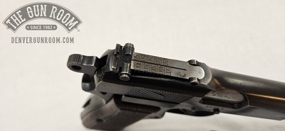 Early FN Browning Hi Power 9mm W/ Repro Stock - Image 19 of 25