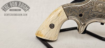 Brown MFG Co Southerner - Silver + Ivory + Engraved .41 RF - Image 9 of 18