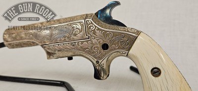 Brown MFG Co Southerner - Silver + Ivory + Engraved .41 RF - Image 4 of 18