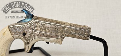 Brown MFG Co Southerner - Silver + Ivory + Engraved .41 RF - Image 12 of 18