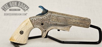 Brown MFG Co Southerner - Silver + Ivory + Engraved .41 RF - Image 8 of 18