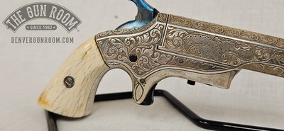 Brown MFG Co Southerner - Silver + Ivory + Engraved .41 RF - Image 11 of 18