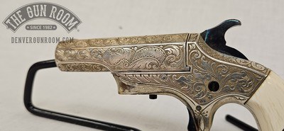 Brown MFG Co Southerner - Silver + Ivory + Engraved .41 RF - Image 5 of 18