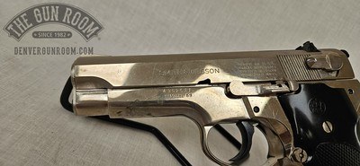 Nickel Smith & Wesson 59 9mm - No Mag - Image 5 of 17