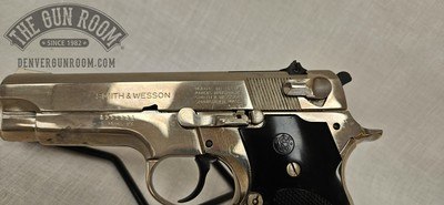 Nickel Smith & Wesson 59 9mm - No Mag - Image 4 of 17