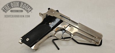 Nickel Smith & Wesson 59 9mm - No Mag - Image 8 of 17
