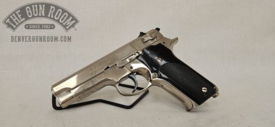 Nickel Smith & Wesson 59 9mm - No Mag - Image 1 of 17