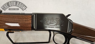 RMEF 2012 Banquet Browning BLR .270 + BL-22 .22LR Cased Set - Image 9 of 25