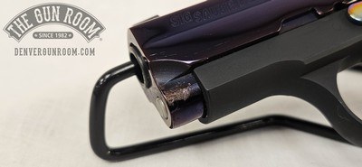 Sig Sauer P238 .380 ACP -Purple Pearl Rainbow Titanium - Image 6 of 16