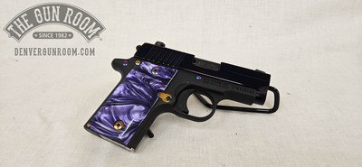 Sig Sauer P238 .380 ACP -Purple Pearl Rainbow Titanium - Image 8 of 16
