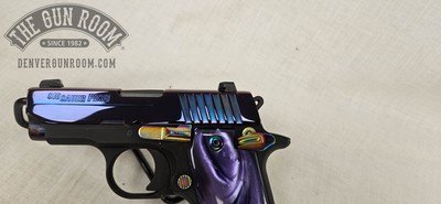 Sig Sauer P238 .380 ACP -Purple Pearl Rainbow Titanium - Image 4 of 16