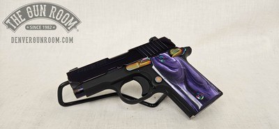 Sig Sauer P238 .380 ACP -Purple Pearl Rainbow Titanium - Image 2 of 16